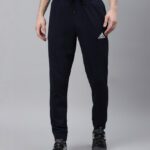 Adidas Solid Men Blue Track Pants