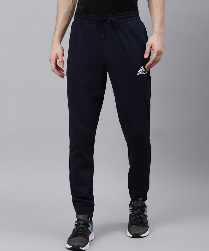 Adidas Solid Men Blue Track Pants