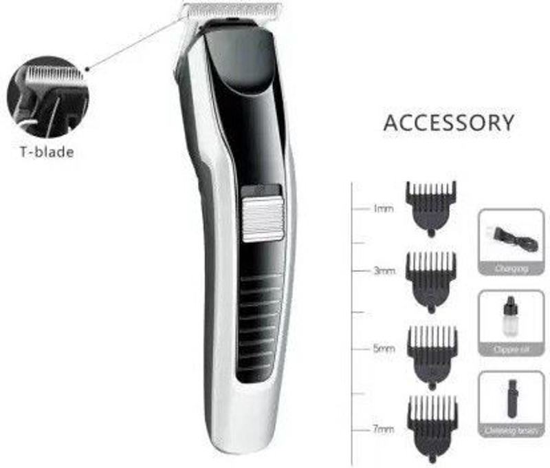 Kem Ey Professional Man Corded Hair Trimmer Electric Hair Clipper Barber Shaving Machine For Pet Dogs, Cats And Unisex Adults Multicolor Pet Hair Trimmer