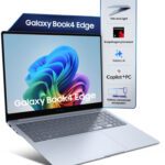 Samsung Galaxy Book4 Edge Series Copilot Ai-Pc Full Metal Chasis Qualcomm Snapdragon X – (16 Gb/512 Gb Ssd/Windows 11 Home) Np750Xqb-Ka1In Thin And Light Laptop(15.6 Inch, Sapphire Blue, 1.55 Kg, With Ms Office)