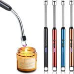 Vishmart Arc Bbq Lighter Plastic Electronic Gas Lighter(Black, Silver, Pack Of 1)