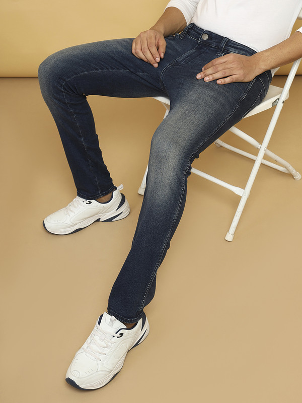 Wrangler Slim Men Blue Jeans