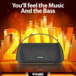 Blaupunkt Atomik Grab And Go Portable Boombox I Light Weight Grab On The Go Speaker 20 W Bluetooth Speaker(Black, Stereo Channel)