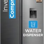 Midea 560 L Frost Free Side By Side Refrigerator With Water Dispenser Inverter Compressor(Bru Steel, Mdrs704Fgf46)