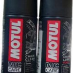 Motul Chain Clean C1 & Chain Lube C2 Mc Care 150Ml Combo Noko Coolant Blue(150 Ml, Pack Of 2)