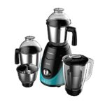 Crompton Ameo 750-Watt Mixer Grinder With Maxigrind And Motor Vent-X Technology (3 Stainless Steel Jars And 1 Juicer Jar, Black & Green) (Ameo-4Jars), 2 Years Warranty.
