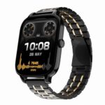 Vibez Majestic Luxury Smartwatch For Women & Men – Stainless Steel Strap, 1.83″ Display, High Resolution, 60 Sports Modes,100+ Watch Faces, Long Battery & Bt Calling Smart Watch For Women & Men