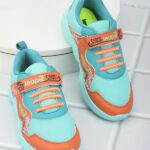 Liberty Boys & Girls Velcro Walking Shoes(Green, 7.5-8 Years)