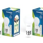 Crompton Param Led Bulb | 12W | Cool Day Light | B22 Base | 180 Degree Coverage | 4Kv Surge Protection | 440V High Voltage Protection | Pack Of 2