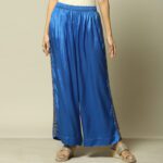 Rangriti Regular Fit Women Blue Trousers