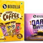 Bevzilla 48 Sachets Dark Wish Instant Coffee X 96 Assorted Instant Coffee Powder Sachets Instant Coffee(144 X 2 G, Vanilla Flavoured)
