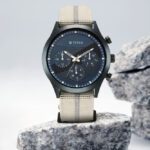 Titan Titan Athleisure Multifunction Blue Dial Grey Nylon Strap Analog Watch – For Men