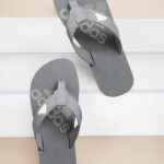 Adidas Men Flip Flops(Grey , 8)