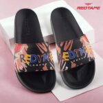 Red Tape Women Slides(Black , 3)