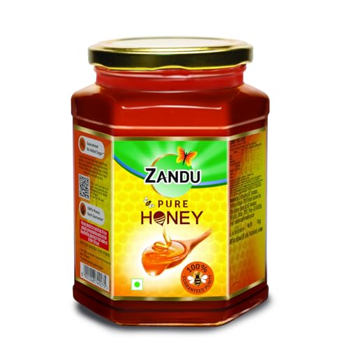 Zandu Pure Honey || 100% Pure || No Added Sugar & Adulteration, 1Kg