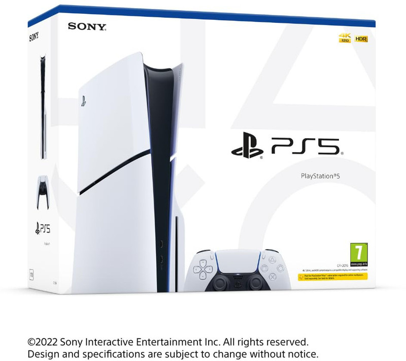 Sony Playstation5 Console (Slim) Cfi-2008A01X 1024 Gb(White)