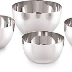 Neelam Stainless Steel 6, 18 Gauge Jk 250 Ml Vati, Set Of 4, Dinner Bowl Katori Serving Vati, Durable Quality, Elegant, Perfect For Serving Snacks, Desserts, And Condiments