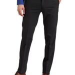 Amazon Brand – Symbol Men’S Stretchable Formal Pants | Trousers (Slim Fit) (Dark Grey 2_28) | Rise Style: Low Rise