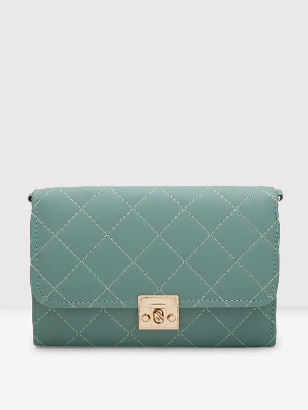 Caprese Women Green Sling Bag