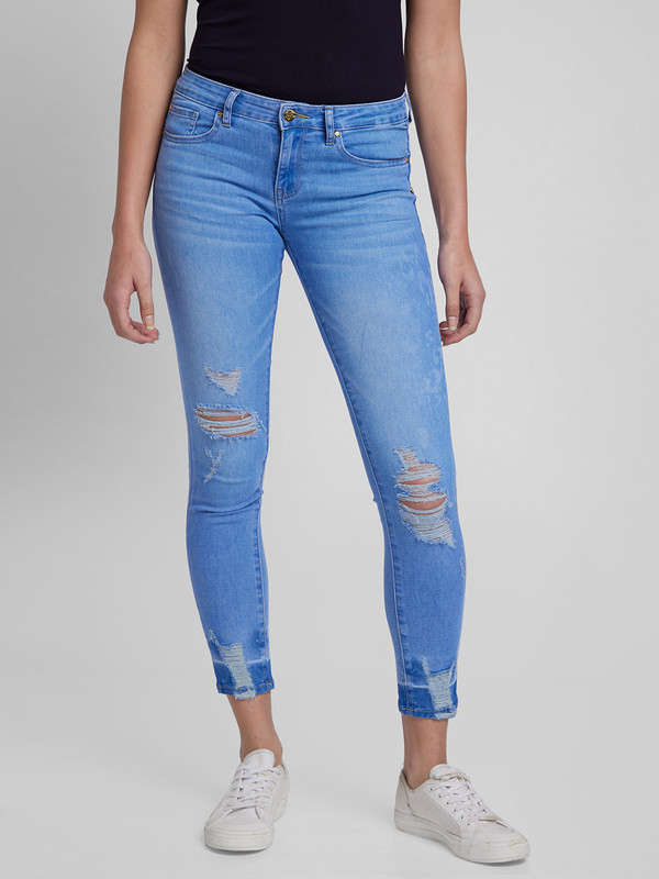 Spykar Super Skinny Women Blue Jeans