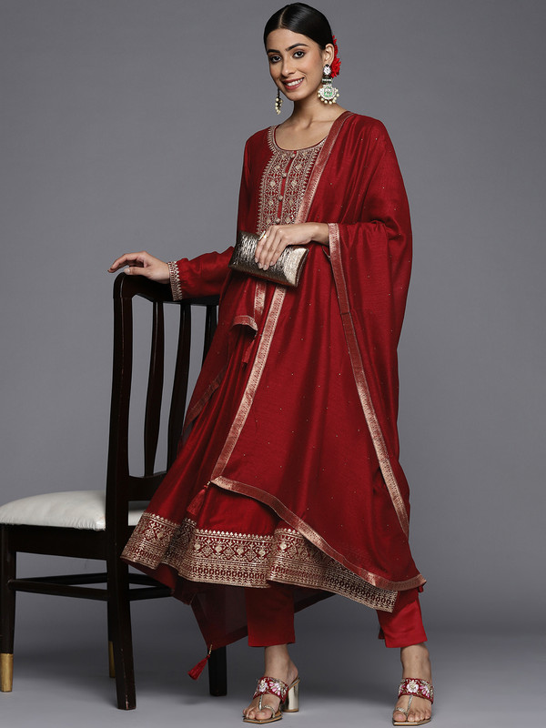 Libas Women Kurta Churidar Dupatta Set