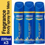 Park Avenue Original Collection Good Morning Combo Deodorant Spray  –  For Men(660 Ml, Pack Of 3)