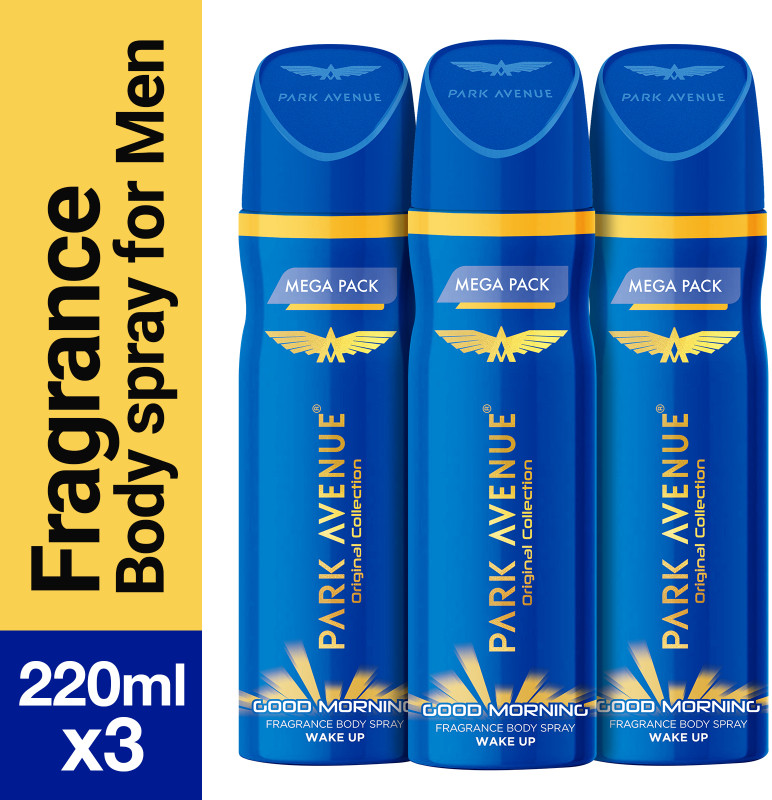 Park Avenue Original Collection Good Morning Combo Deodorant Spray – For Men(660 Ml, Pack Of 3)
