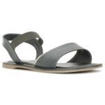 Bata 5617 Christie Sandal E 24 Dark Green Sandals For Women|Family Outings|Cushioning|Adjustable Straps|Keep Feet Cool And Dry| Size- 3