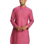 Amazon Brand – Symbol Men’S Kurtas (Sy-A22-Mna-Etk-14_Pink / White_M)
