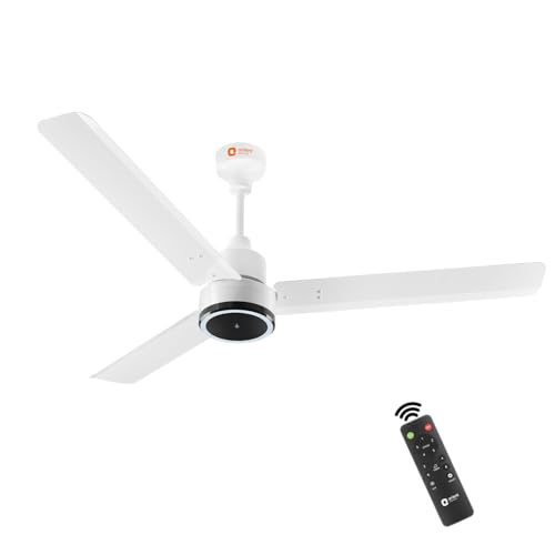 Orient Electric 1200 Mm Zeno Bldc | Bldc Energy Saving Ceiling Fan With Remote |Bee 5-Star Rated | Saves Up To 50% On Electricity Bills | 3-Year Warranty By Orient | White, Pack Of 1
