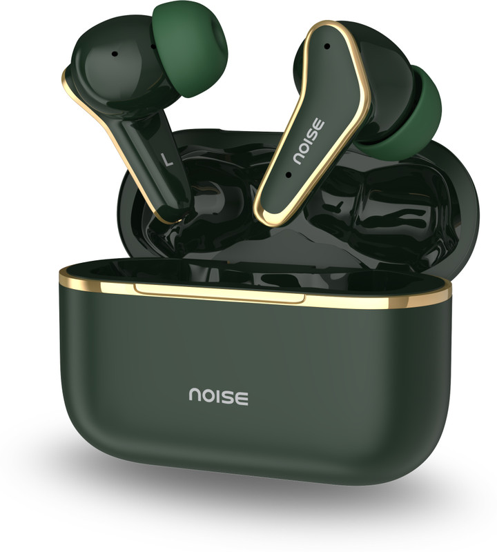 Noise Buds Vs102 Elite With 50Hr Playtime, Enc, Quad Mic, Chrome Finish Flybird Design Bluetooth(Forest Green, True Wireless)