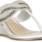 Bata Women Wedges(Silver , 3)
