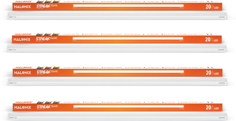 Halonix 20 W 115 Cm Tube Light(White, Pack Of 4)