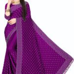 Madhavsaree Self Design Bollywood Chanderi Saree(Purple)