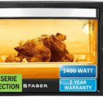 Faber 20-Litre Oven Toaster Grill (Otg)(Fotg 20L Neo Bk|Inner Light| Bake, Fry, Roast, Grill, Toast| 2 Years Warranty|, Black)