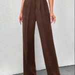 Bluelock Straight Fit Women Brown Trousers