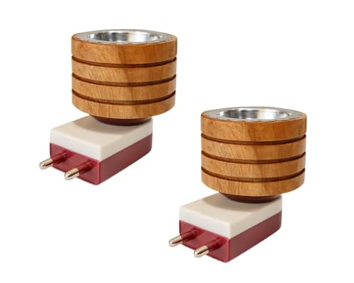 Rexivo (Pack Of 2) Sheesham Wooden Kapoor Dani | Night Camphor Diffuser| Bakhoor Burner| Electric Incense Burner |Dhoop Dani For Home, Office Daily Use (Pack Of 2)