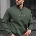 Tripr Full Sleeve Solid Men Sweatshirt