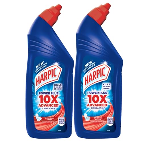 Harpic Disinfectant Toilet Cleaner Liquid, Original – 1 L (Pack Of 2) | India’S # 1 Toilet Cleaner