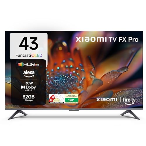 Xiaomi 108 Cm (43 Inch) Fx Pro Qled Ultra Hd 4K Smart Fire Tv L43Mb-Fpin