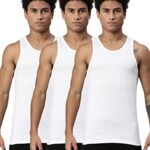 Levi’S Men’S Cotton Style #012 Classic Regular Fit Solid Vest (Pack Of 3, #012-Vest-Wht- White P3_M)