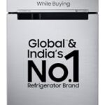 Samsung 236 L, 3 Star, Convertible, Digital Inverter With Display Frost Free Double Door Refrigerator (Rt28C3733S8/Hl, Silver, Elegant Inox)