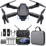 Clubmall E88 Pro 4K Camera Drone With Wifi Fpv, Brushless Motor, And Foldable Design Drone