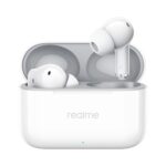 Realme Buds T200 True Wireless Earbuds With Hi-Res Audio, 12.4Mm Dynamic Bass Drivers, 32 Db Anc, Quad Mic, 45Ms Latency, Upto 50 Hrs Playback, Fast Charge, Ip55 Rated, Bt 5.4 (Snowy White)