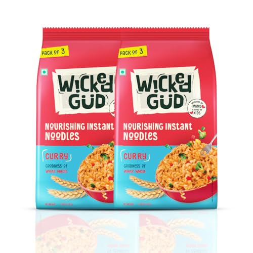 Wickedgud Curry Nourishing Instant Noodles (201Gm X 2)