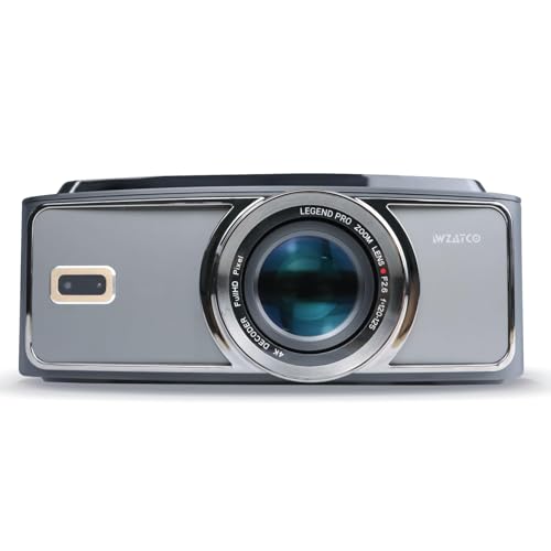 Wzatco Legend Pro Certified Smart Home Projector 4K Ultra Hd, Native 1080P Fully Automatic, Hdmi, Wifi 6 & Bt, Drm L1, Google Assistant | Chromecast | Android Tv 11.0, Black