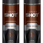 Layer’R Shot Dark Cocoa Deodorant Spray  –  For Men(240 Ml, Pack Of 2)