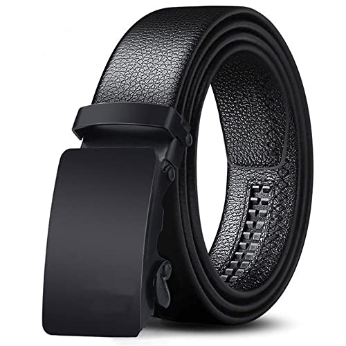 Zoro Men’S Vegan Leather Belt For Men, Formal/Casual,Autolock,Black | Fit On Up To 38 Inches Waist Size (Black 51, 1)