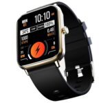 Fire‑Boltt Ninja Call Pro Plus Bluetooth Calling Smart Watch, 1.83″ Hd Display,Ai Voice Assistant, 120+ Sports Modes, Ip67 Waterproof, Spo2 & Heart Rate Monitor Smartwatch For Men & Women – Gold Black