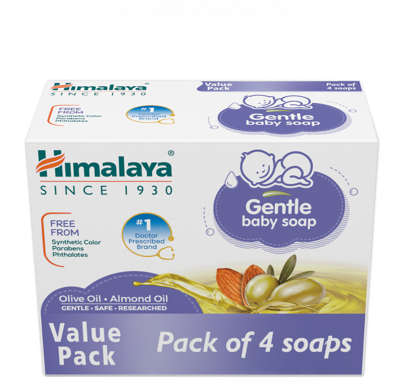 Himalaya Gentle Baby Soap Value Pack(4 X 75 G)